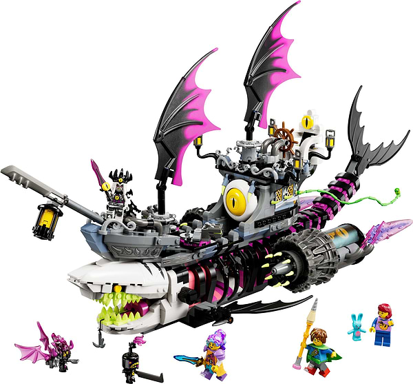 Фото - Конструктор LEGO DREAMZZZ Ужасающий корабль «Акула» (71469)