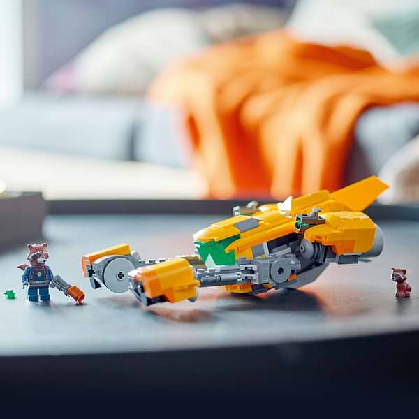 Фото - Конструктор LEGO Super Heroes Звездолет малыша Ракеты (76254)