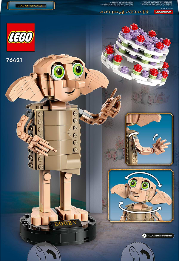 Фото - Уцінка - Конструктор LEGO Harry Potter Добі, домашній ельф (76421)
