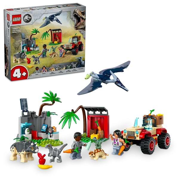 Фото - Конструктор LEGO Jurassic World Центр спасения малышей динозавров (76963)
