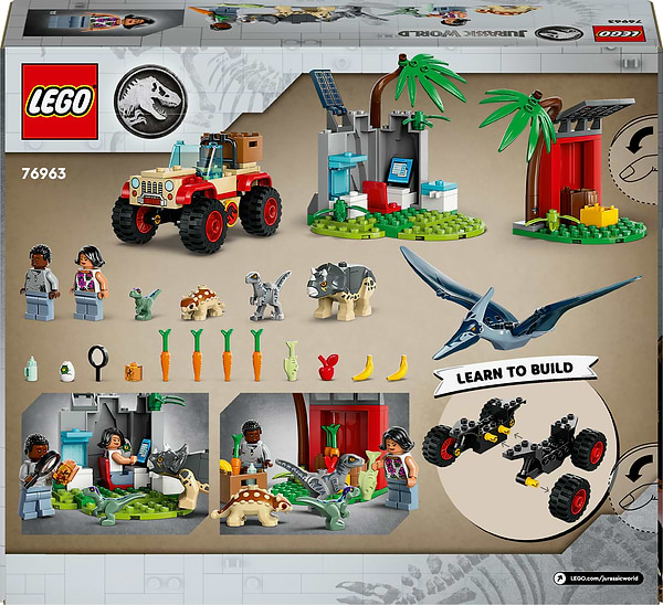 Фото - Конструктор LEGO Jurassic World Центр спасения малышей динозавров (76963)