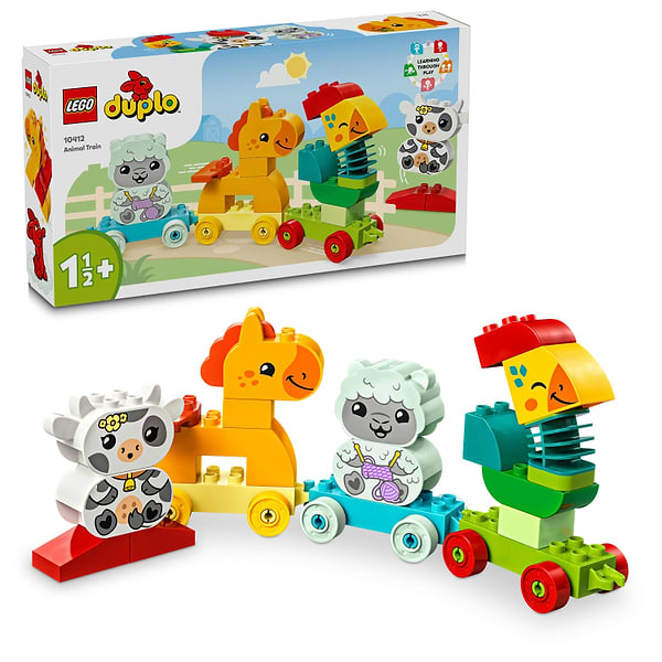 Фото - Конструктор LEGO DUPLO My First Потяг тваринок (10412)