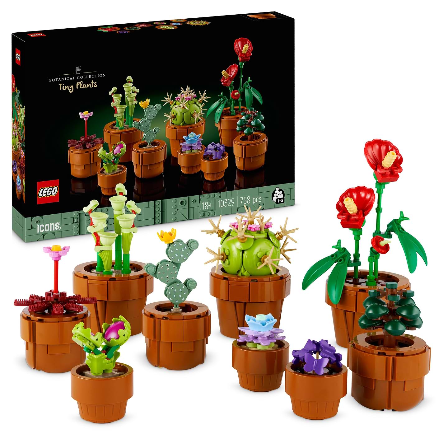  LEGO Botanicals Мініатюрні рослини (10329) - Фото 1