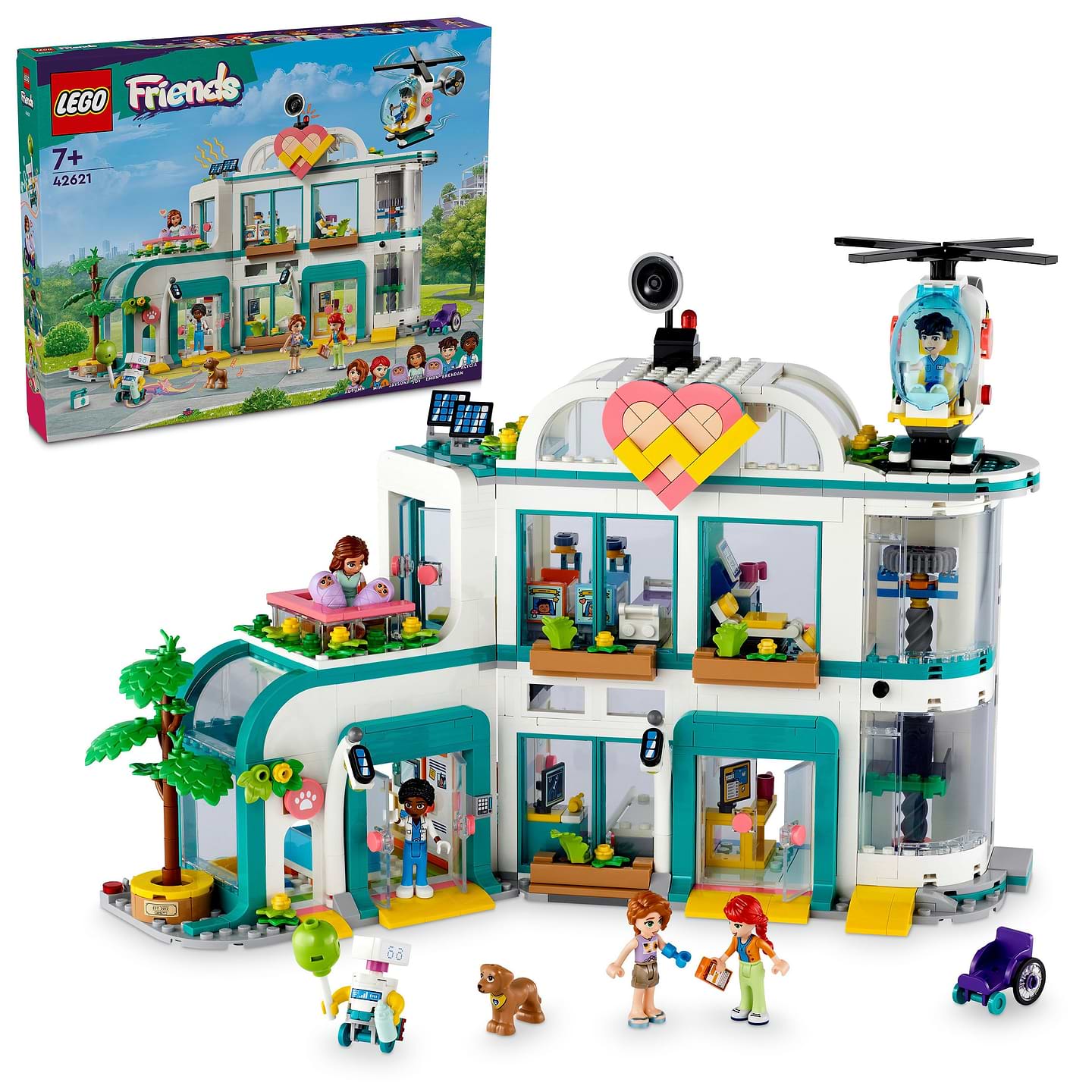 Конструктор LEGO Friends Лікарня в Хартлейк-Сіті (42621) - Фото 1