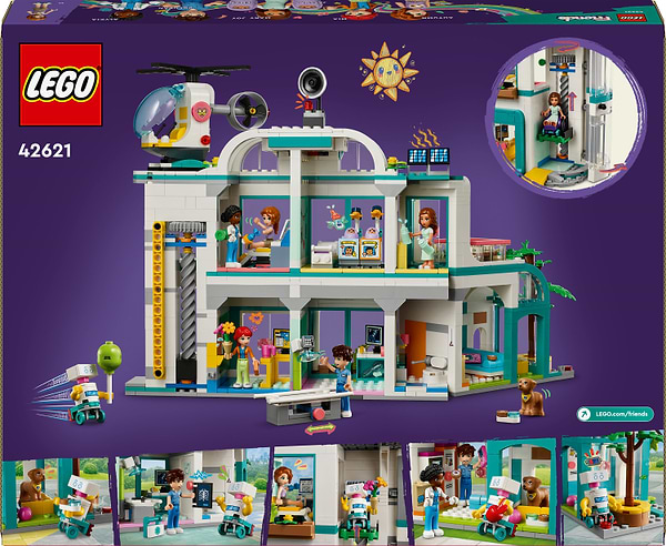 Фото - Конструктор LEGO Friends Лікарня в Хартлейк-Сіті (42621)