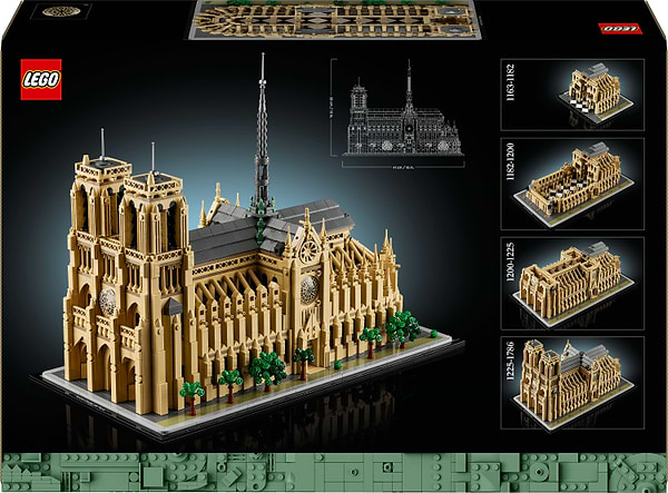 Фото - Конструктор LEGO Architecture Нотр-Дам-де-Пари (21061)