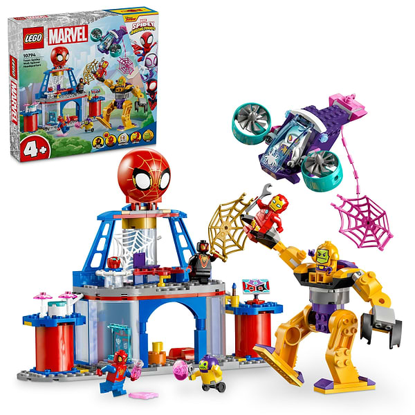 Фото - Конструктор LEGO Spidey Паутинная штаб-квартира команды Паука (10794)