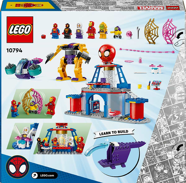 Фото - Конструктор LEGO Spidey Паутинная штаб-квартира команды Паука (10794)