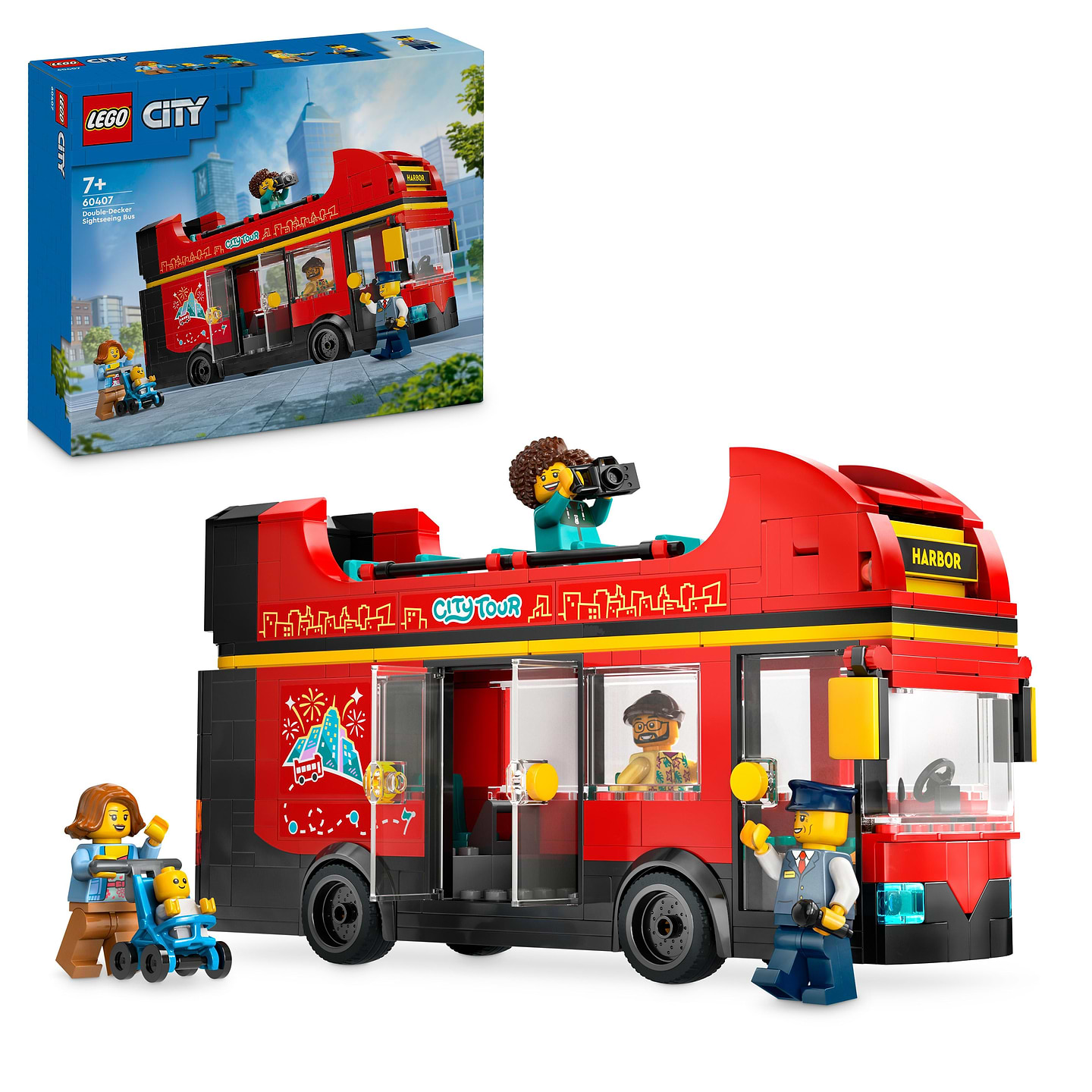 Конструктор LEGO City Червоний двоповерховий екскурсійний автобус (60407) - Фото 1