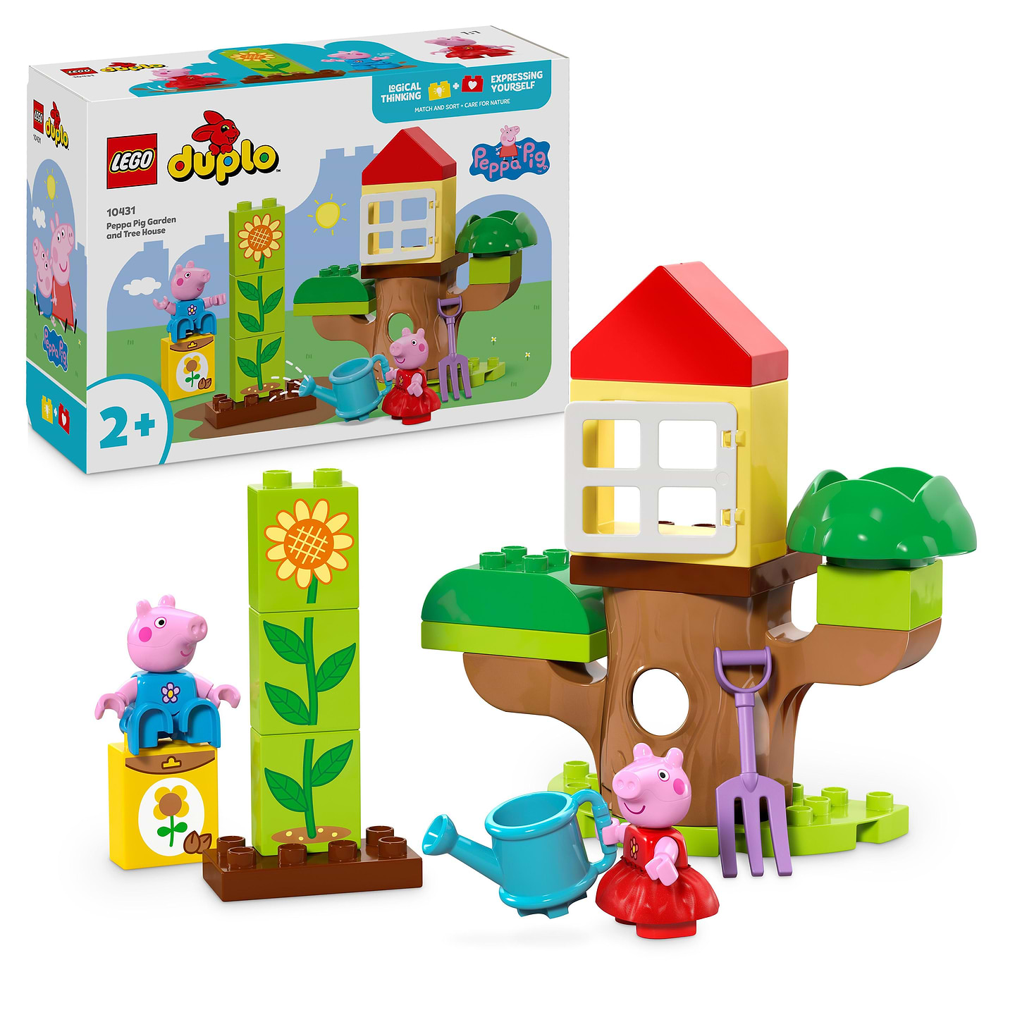 Конструктор LEGO DUPLO® Сад і будиночок на дереві Пеппи (10431) - Фото 1