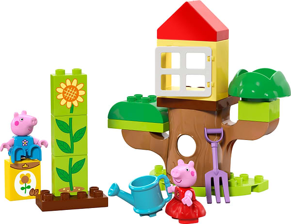 Фото - Конструктор LEGO DUPLO® Сад и домик на дереве Пеппи (10431)