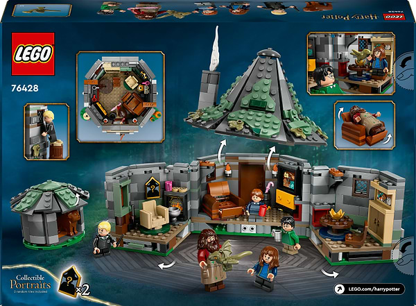 Фото - Конструктор LEGO HARRY POTTER TM Хатинка Геґріда: Несподівані гості (76428)