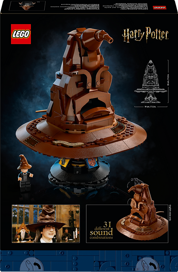 Фото - Конструктор LEGO HARRY POTTER TM Балакучий сортувальний капелюх (76429)