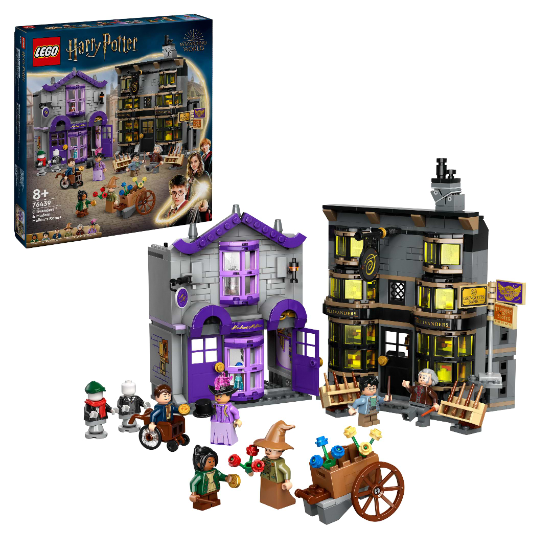 Конструктор LEGO Harry Potter™ Крамниці Олівандера й мантій від Мадам Малкін (76439) - Фото 1