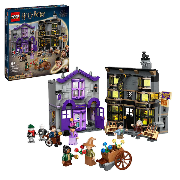 Фото - Конструктор LEGO Harry Potter™ Магазины Оливандера и мантий от Мадам Малкин (76439)