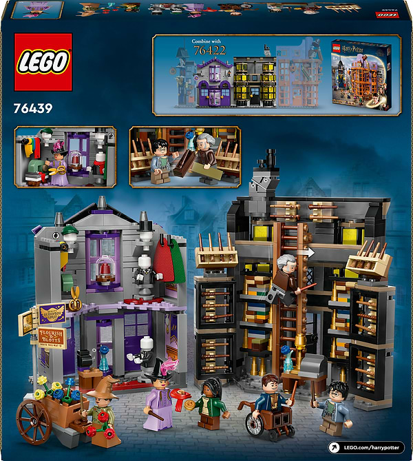 Фото - Конструктор LEGO Harry Potter™ Магазины Оливандера и мантий от Мадам Малкин (76439)