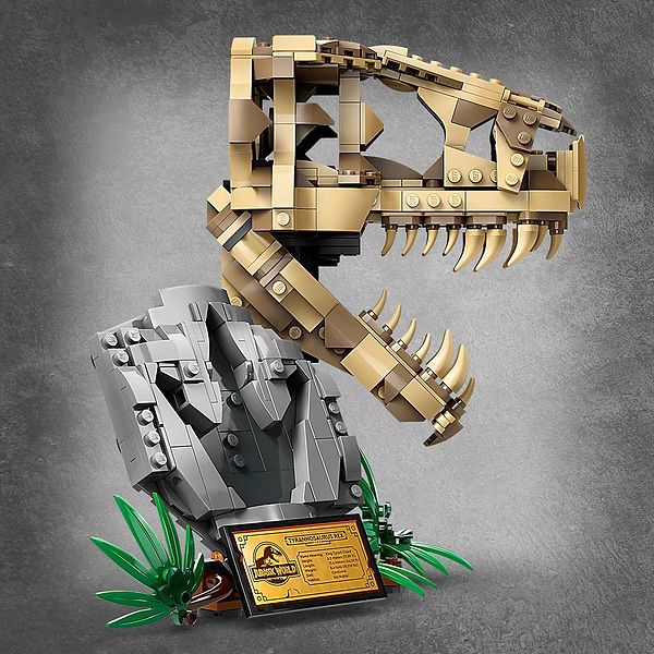 Фото - Конструктор LEGO Jurassic World Скамʼянілості динозаврів: череп тиранозавра (76964)