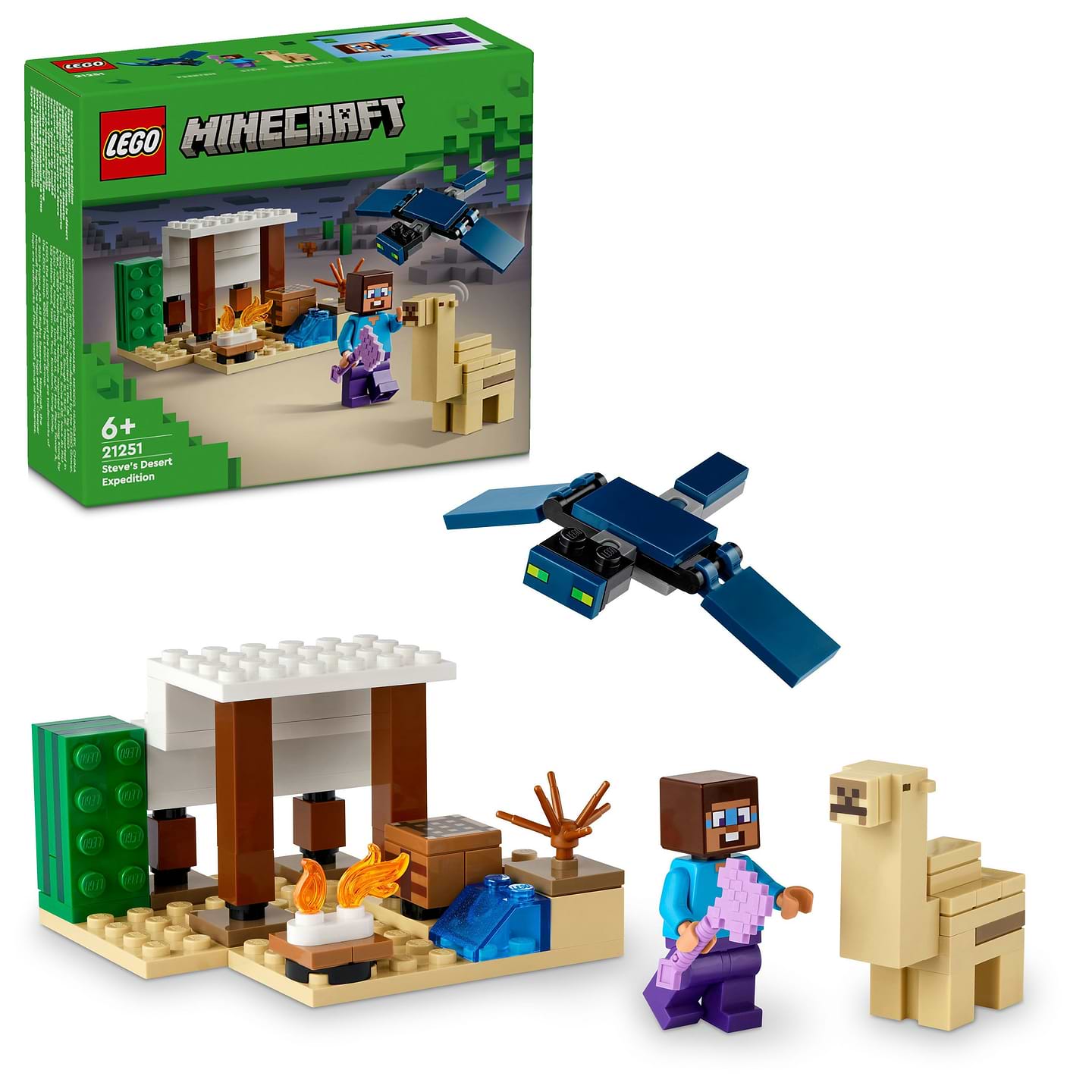 Конструктор LEGO Minecraft Експедиція Стіва в пустелю (21251) - Фото 1