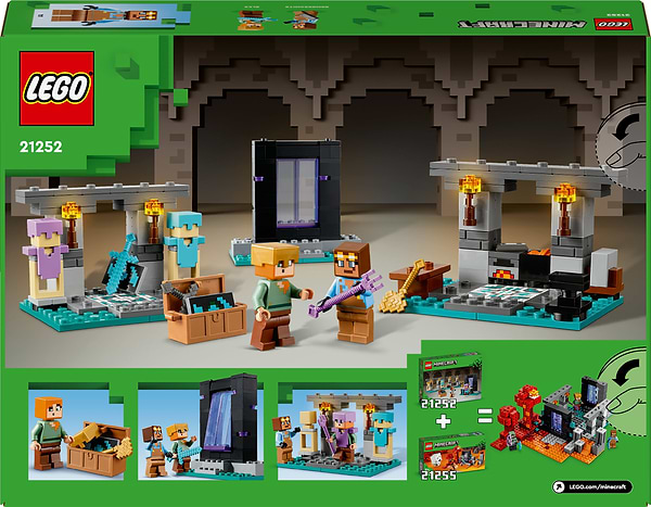 Фото - Конструктор LEGO Minecraft Оружейная (21252)