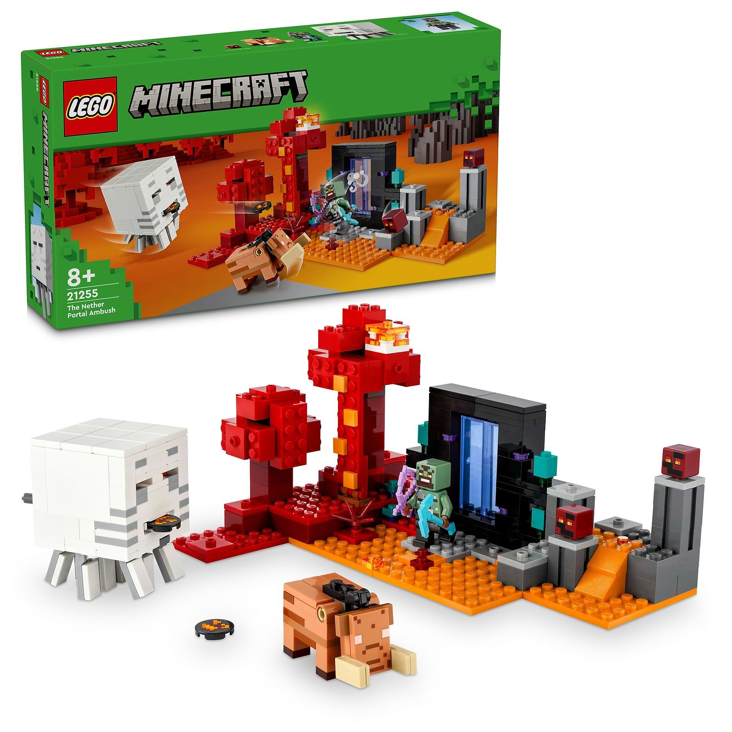 Конструктор LEGO Minecraft Засідка біля порталу в Нижній світ (21255) - Фото 1