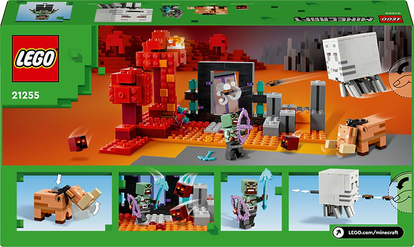 Фото - Конструктор LEGO Minecraft Засідка біля порталу в Нижній світ (21255)