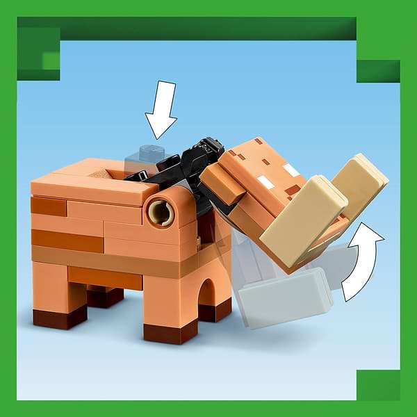 Фото - Конструктор LEGO Minecraft Засідка біля порталу в Нижній світ (21255)