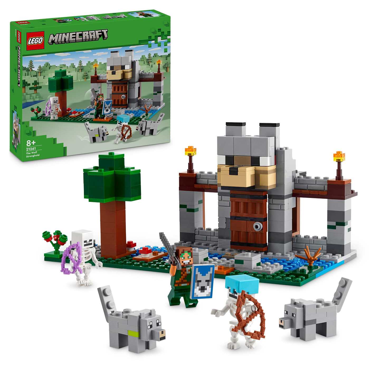 Конструктор LEGO Minecraft® Вовк із Цитаделі (21261) - Фото 1