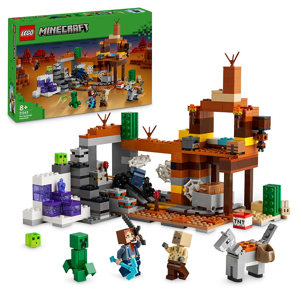 Фото - Конструктор LEGO Minecraft® Покинута шахта у безплідних землях (21263)
