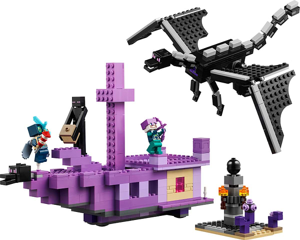 Фото - Конструктор LEGO Minecraft® Дракон Енду і Корабель Краю (21264)