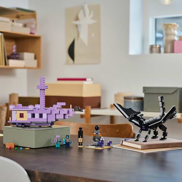 Фото - Конструктор LEGO Minecraft® Дракон Енду і Корабель Краю (21264)