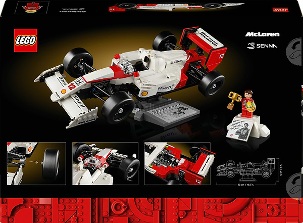 Фото - Конструктор LEGO ICONS McLaren MP4/4 и Айртон Сенна (10330)