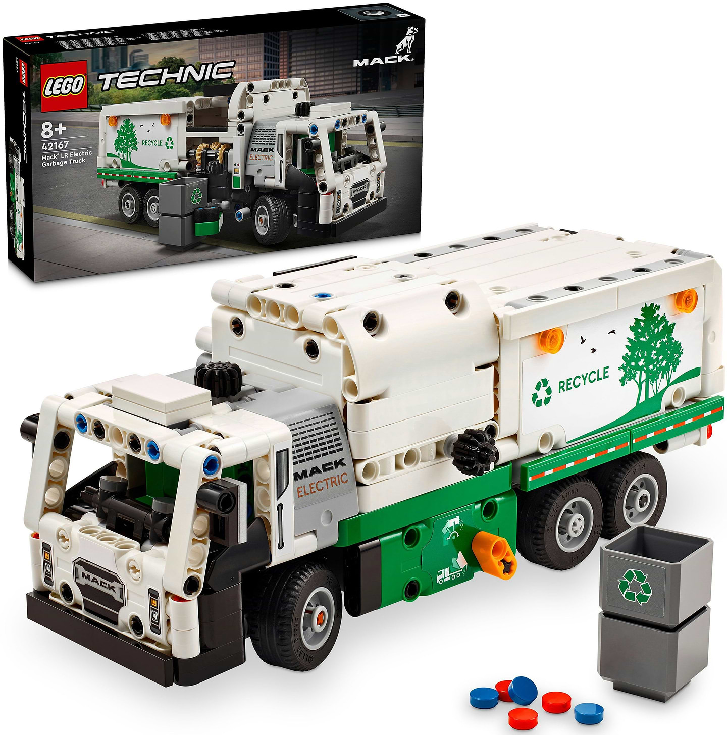 Конструктор LEGO Technic Мусоровоз Mack® LR Electric (42167) - Фото 1