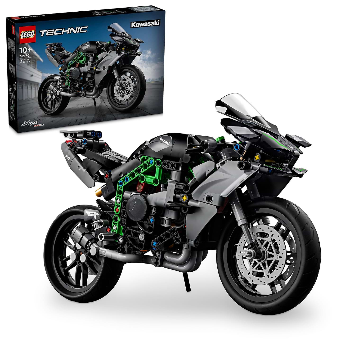 Конструктор LEGO TECHNIC Мотоцикл Kawasaki Ninja H2R (42170) - Фото 1