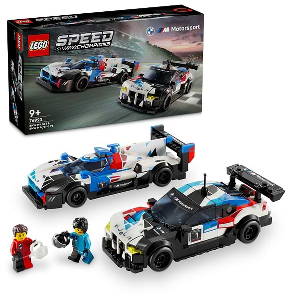 Фото - Конструктор LEGO SPEED CHAMPIONS Автомобілі для перегонів BMW M4 GT3 і BMW M Hybrid V8 (76922)