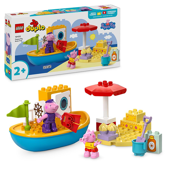 Фото - Конструктор LEGO DUPLO® Морская прогулка Пеппы на лодке (10432)