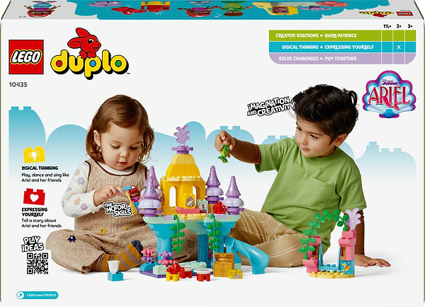Фото - Конструктор LEGO DUPLO® | Disney Чарівний підводний палац Аріель (10435)