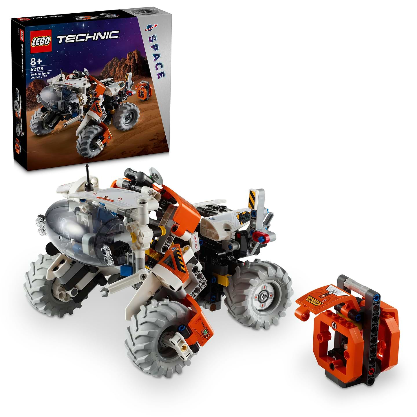 Конструктор LEGO TECHNIC Космічний колісний навантажувач LT78 (42178) - Фото 1