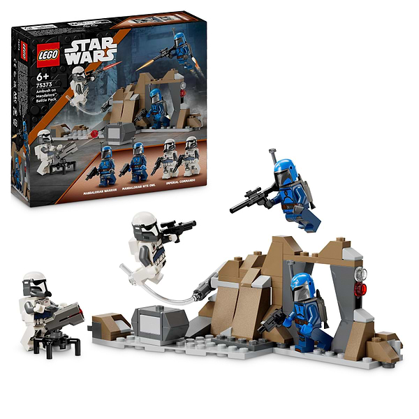 Фото - Конструктор LEGO Star Wars™ Бойовий комплект «Засідка на Мандалорі» (75373)