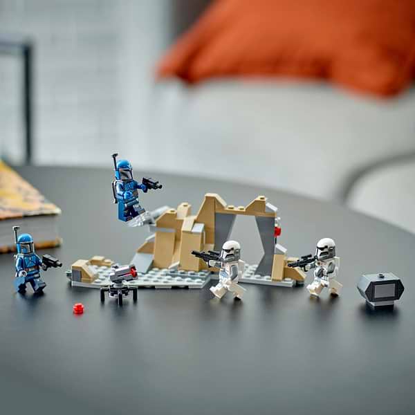 Фото - Конструктор LEGO Star Wars™ Бойовий комплект «Засідка на Мандалорі» (75373)