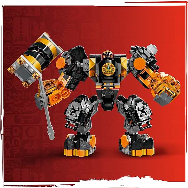 Фото - Конструктор LEGO NINJAGO Робот земної стихії Коула (71806)