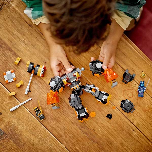 Фото - Конструктор LEGO NINJAGO Робот земної стихії Коула (71806)