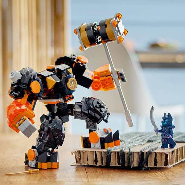 Фото - Конструктор LEGO NINJAGO Робот земної стихії Коула (71806)