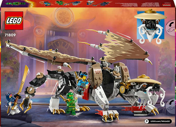 Фото - Конструктор LEGO NINJAGO Эгалт Повелитель Драконов (71809)