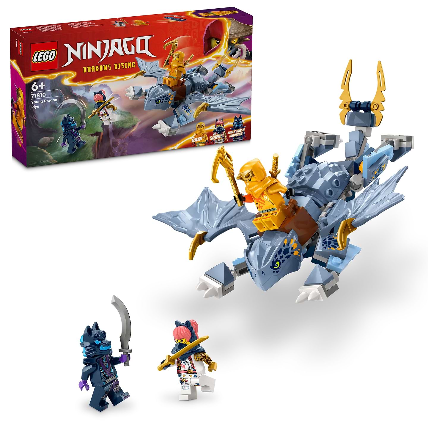 Конструктор LEGO NINJAGO Молодий дракон Рію (71810) - Фото 1
