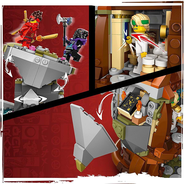 Фото - Конструктор LEGO NINJAGO Храм камня дракона (71819)