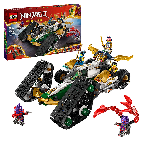 Фото - Конструктор LEGO NINJAGO® Комби-автомобиль команды ниндзя (71820)