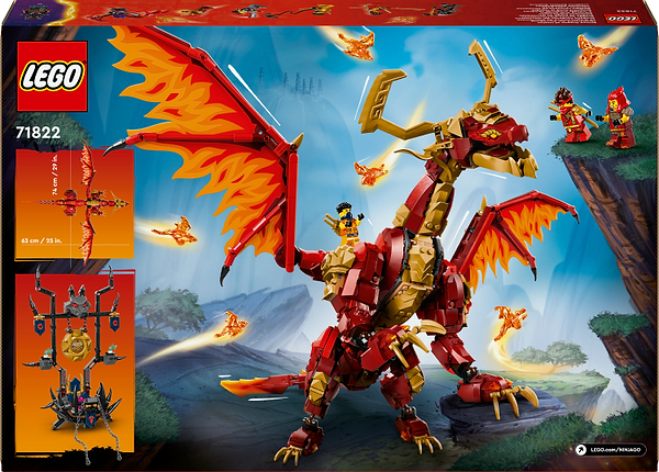 Фото - Конструктор LEGO NINJAGO® Першодракон руху (71822)