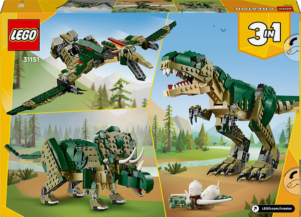 Фото - Конструктор LEGO Creator 3 v 1 Тиранозавр (31151)