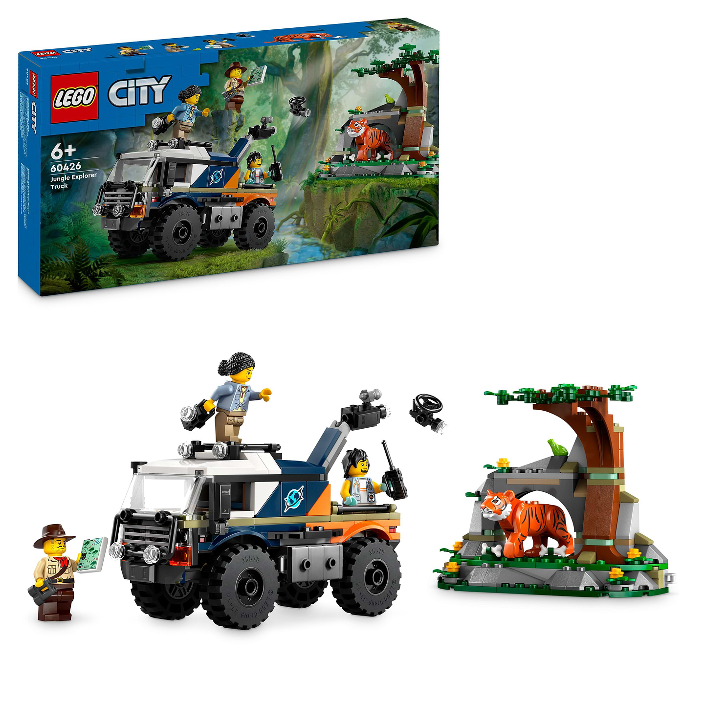 Конструктор LEGO City Іграшковий позашляховик для дослідження джунглів (60426) - Фото 1
