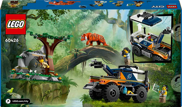 Фото - Конструктор LEGO City Іграшковий позашляховик для дослідження джунглів (60426)